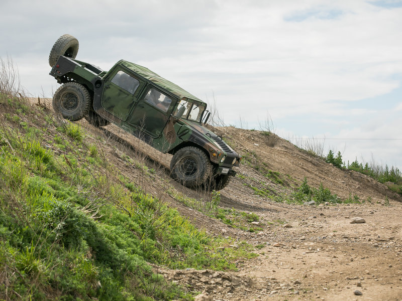 Jízda s Humvee v Praze