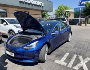 Jízda v Tesle Model 3