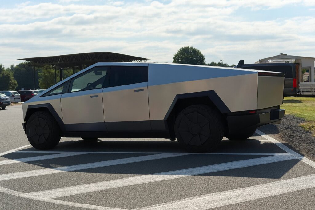 Jízda v Tesla Cybertruck Hradec Králové