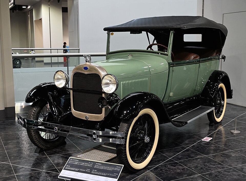 Ford Model A historie (wikimedia commons)